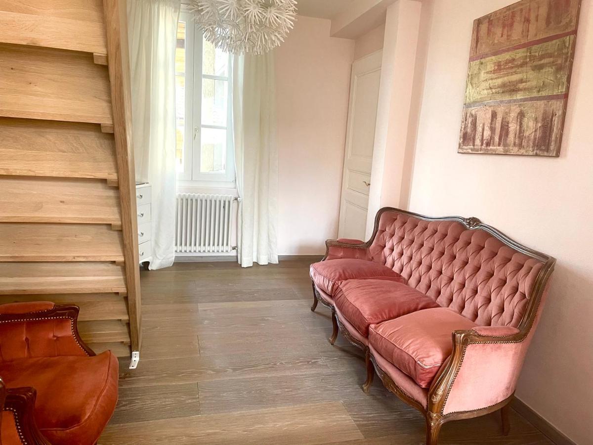Elegantes Haus In Der Altstadt Caslano Eksteriør billede